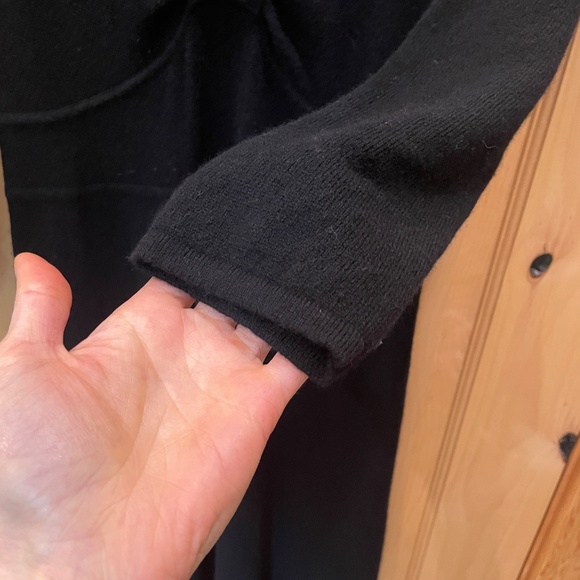 Catherine Malandrino 100% Cashmere Black Sweater Dress - Picture 4 of 8